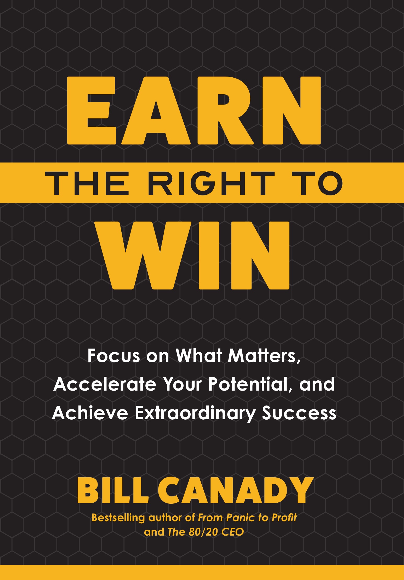 Earn the Right to Win — front cover